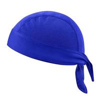 Breathable Bandana Hats Head Scarf Hat Daily Headwear For Cycling Under Helmets mėlyna