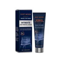 Intimate Private At Home Hair Removal Cream for Men - Painless, Flawless, Soothing Depilatory for Unwanted Coarse Male Body Hair 1