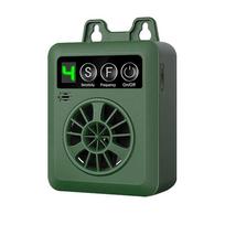 K6 Ultrasonic Anti-Bark Dog Control Device with Digital Display 0.2KG tamsiai žalia spalva