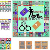 Naujausias 2026 m. modelis Adultopoly stalo žaidimas poroms ir suaugusiems 25-26s_jxnq