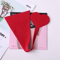 Heart-Shaped Seamless T-back Invisible Thong Panties XL raudona