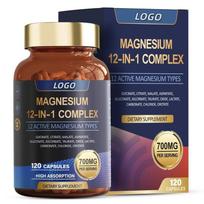 12-in-1 magnio glicinato kompleksas kapsulėse