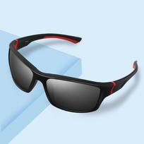 Naktinio matymo vairavimo akiniai Vyriški poliarizuoti lauko sportiniai dviračių priekiniai akiniai Prekės ženklo dizaino anti-glare akiniai nuo saulės Uv400