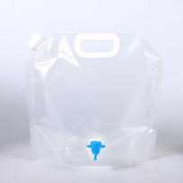 5/10L Camping Water Bag Portable Folding Water Bucket Large Water Container Outdoor Travel Collapsible Pouch Can Camping Supplie 5L Transparent