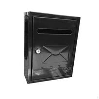 21,7x30x7cm Lauko sieninė pašto dėžutė su užraktu, vandeniui atspari laiškų dėžutė, namams, biurui, verslui, didelė juoda