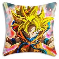 Anime Dragon Balls Z Goku Kawaii pagalvių užvalkalai Animacinių filmų sofos dekoratyviniai namų dvipusis spausdinimas trumpas pliušinis mielas pagalvėlės užvalkalas 30x30cm