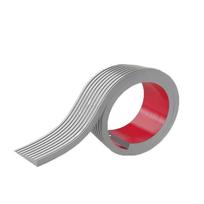New 1M Doorway Threshold Ramp PVC Self-adhesive Rubber Ramp Striped Wear-resistant Stair Anti Slip Tape pilka