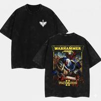 Warhammer 40,000 Space Marine 2 5 Marškinėliai Unisex Trumpomis Rankovėmis (dvipusis) S-5XL Unisex Marškinėliai XXXL