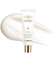 d'Alba Vita Toning Capsule Cream 55g Tube Vegan Brightening Glow Face Cream