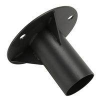 Chain Link Fence Pole Floor Flange Base Flange Heavy   Fence Post Concrete Mount for Holding Fence Mailbox Flag Round Posts
