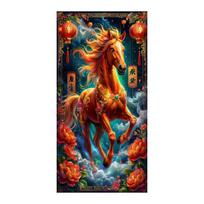 Horse Large Size Diamond Painting New Collection Animals Diy Full Drill Rhinestone Embroidery Mosaic Cross Stitch Kits Square drill 30x60cm