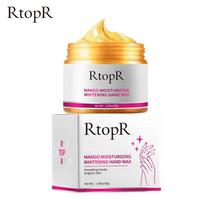 RtopR Mango drėkinamasis rankų vaškas balinantis odą rankų kaukė atkurianti šveičiamoji nuospaudų plėvelė senėjimą stabdantis rankų odą gydantis kremas 1pcs