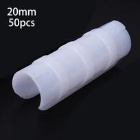 50Pcs 19/20/25mm Plant Clips Film Buckle Clip Greenhouse Snap Clamps Film Buckle Clamps Plastic Pipe Clamps Gardening Supplies