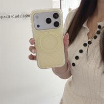 Creative Magnetic iPhone 17/16 Pro Max/15 Pro Case: Plate, Knife, Fork, Bread Design iPhone 16