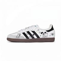 Adidas Originals SAMBA OG Puppy's Street Snap Journal German Army Trainers Unisex Black White B75806(Team1999-) 36