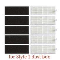 Vacuum Cleaner Dust Box or Hepa Filter for Ilife A80 Plus,A80 Pro,A80 Max,A8 Max A7 Robot Vacuum Cleaner Parts Dust Replacement