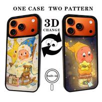3D Magnetic Star Man Case for iPhone 14/13/11/17/16/15 PRO MAX iPhone 16E