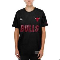 Chemise - NEW ERA - MATCH Chicago Bulls - 100% coton - coupe loose - Impressions avant/arrière M juoda