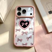 Heart Butterfly iPhone 15/14 Pro Max Case: Full Coverage, Transparent, Premium Feel iPhone 17 Pro Max
