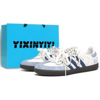Adidas Originals SAMBA OG Low top German Army Trainers Unisex Dusty Blue B75806(Team400-) 36⅔