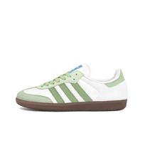 Adidas Originals SAMBA OG Slip Resistant Abrasion Resistant Low top Skateboard Shoes Unisex Green White B75806(Team746-) 35⅔