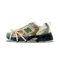 New Balance NB 530 Mesh, Textile, Artificial Leather Abrasion Resistant Breathable Low top Casual City Commuting MR530AA1(D)(Team348-Funi ) Shoe Size (Wide: D) 36