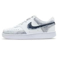 Nike Court Vision 1 Skateboard Shoes Unisex Low Top Black/White/Gray DH3158-100(team1120-) 35.5
