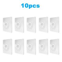 10 vnt. Skaidrus sieninis kabliukas Stiprus lipnus Durų sienos pakabos Kabliukai Siurbtukas Didelės apkrovos Stovas Puodelio siurbtukas Virtuvei Vonios kambariui 10pcs/set
