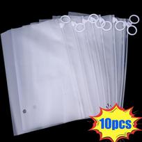 10pcs A5 Clear Storage Bag Zipper Punch Portable File School Supplies Holder Cosmetic Organizer Pocket Travel Bags Category Desk gryna