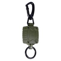 Retractable Keychain Heavy Duty Badge Holder Reel with Belt Clip 23'' Steel Wire Cord Heavy Duty Carabiner Key Holder 1