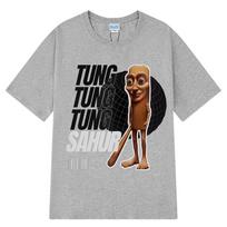 Italian Brainrot Tralalero Tralala Tung Tung Tung Sahur Bombardiro Crocodilo Lirili Larila Funny Meme Vintage Unisex Tshirt Top S