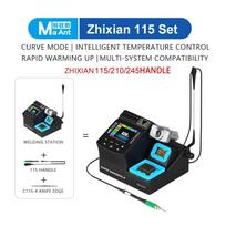MaAnt C210 200W Smart Welding Station 3-Channel Memory with Color Screen Auto-Hibernation 210 245 115Handle Rework Station 220V