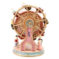 Ferris Wheel Teddy Bear Rotating Music Box Gift for Girls' Birthday - Creative Ornament 10*10*15 cm