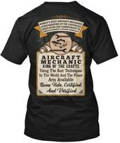 Didžiuojuosi lėktuvų mechaniku T-shirt Pagaminta JAV Dydis nuo S iki 5XL 3XL