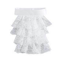 Detachable Ruff Collar Wrist Wrap Girls Renaissance Lace Clothes for Shirt or Dress Ruffled Wrist Cuffs for Lady Girl