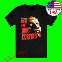 House of 1000 Corpses Rob Zombie Movie Men's Black Size S to 3XL 4XL