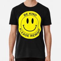 Be Kind Rewind Smiley // VHS 80s Nostalgia T-Shirt Mens Womens Tees Top S-5XL Best T-Shirt Mens Womens Tees Top 4XL