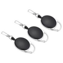 3PCS Retractable Drawstring Keychain Lanyard Key Chain Strap Clip Key Ring Chain Buckle Fishing Climbing Accessories Outdoor Tools juoda