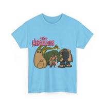 Herculoids T-Shirt Mens Womens Tees Top - Hanna-Barbera Cartoon - Zandor, Tara, Dorno, Gloop and Gleep L