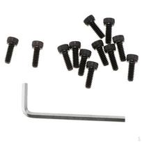 12Pcs Billiard Snooker Tables Cue Inner Hexagon Screws With Hex Key Wrench