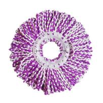 Heavy Duty 160g Mop Head Replacement Universal Spin Mop Round Microfiber Mop Refill Durable Thickened Mop Pad for Floor Cleaning one size violetinė