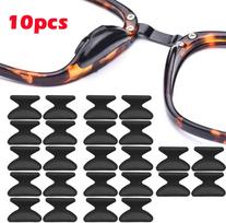 10Pcs Double-sided Adhesive Nose Pad Eyeglass Nose Pads Stick on Silicone Anti-Slip for Sunglasses Thin Nose Pads Eyeglasses