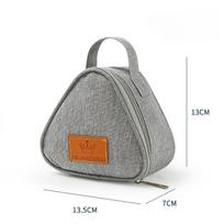 Rice ball bag Lunch Bag triangular lunch box Portable Cooler Insulated Bento Box Bag thick aluminum foil fresh-keeping lunch box