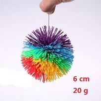 Decompression Rainbow Sandbag Ball Hairy Rubber Band Silicone Fun Elastic Elf Child Adult Sensory Game Toy Gift Present Palm Treasure