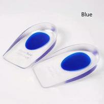 Plantar Fasciitis Templates Men Women Orthopedic Insole Arch Support Height Increase Silicone Shoe Pads Shock Absorbing Inserts S mėlyna