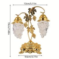 Vintage Gilt Grape-Shaped Spice Shaker Kitchens Accessories Kitchen Countertop Pepper Salt Spice Jar Storage Rack Ornament Gifts auksas