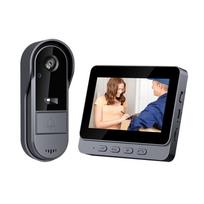 Smart Home Wireless Doorbell with Wide-Angle HD Night Vision & Two-Way Intercom