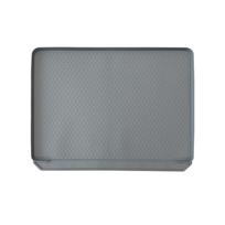 Non-Slip Cat Litter Mat, Sand-Leakage Proof, Urine Resistant, Easy Clean, 50x60cm, Floor Compatible 60x50x2cm/620g tamsiai pilka spalva