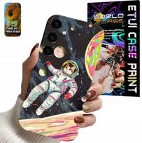 Samsung Galaxy S24 Fe Tok Űr Galaxy Astronaut Macska Minták