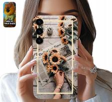 Samsung Galaxy S24 Fe Napraforgós Női Tok Elegáns Minták + Üveg